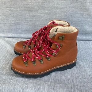 Roots Nordic Boots Brown Leather Hiking Boots